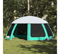 Walplus Pool Tent With Removable Fly & Mesh Walls Sea Green 612X612 Cm