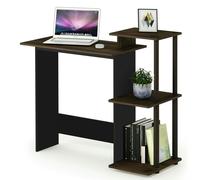 WALPLUS Premium Desk | Efficient Home Laptop Notebook Computer Desk, Columbia Walnut/Brown for Smart Space Utilization