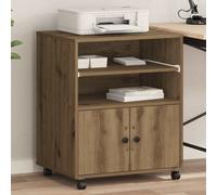Walplus Printer Stand Artisan Oak 60 X 48 X 74 Cm Engineered Wood