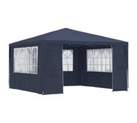 Walplus Professional Party Tent Garden Gazebo Canopy With Side Walls 4X4 M Blue