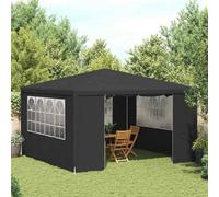 Walplus Professional Party Tent With Side Walls 4X4 M Anthracite 90 Gm