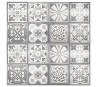 Walplus Purbeck Stone 3D Peel And Stick Wall Tiles Stickers - 64Pcs Adhesive Stick On Tiles For Kitchen 15.4X15.4Cm