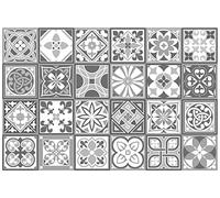 Walplus 24 Pieces 15X15Cm Purbeck Stone Peel And Stick Wall Tiles Sticker - Self Adhesive Stick On Tiles For Kitchen