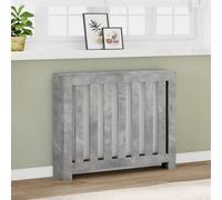 Walplus Radiator Cover Concrete Grey 104X20X82 Cm Engineered Wood
