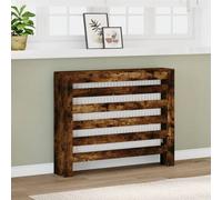 Walplus Radiator Cover Smoked Oak 104X20X82 Cm Engineered Wood