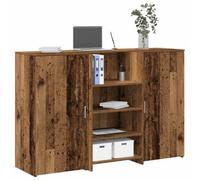 Walplus Reception Desk Old Wood 155X50X103.5 Cm Engineered Wood