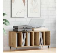 Walplus Record Cabinet Artisan Oak 100 X 38 X 48 Cm Engineered Wood