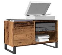 Walplus Record Cabinet Old Wood 84.5X38X48 Cm Engineered Wood