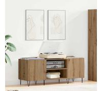 Walplus Record Cabinet With Shelf Artisan Oak 121 X 38 X 48 Cm
