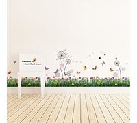 WALPLUS Removable Wall Stickers for Kids Rooms - Nursery Decor, Animal & Princess Art, Easy Peel & Stick, Non-Toxic, 175x70cm