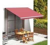 Walplus Replacement Fabric For Awning Burgundy Red 4X3 M