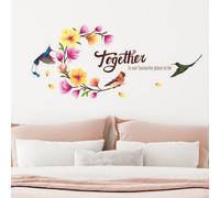 Walplus Romantic Birds Kids Sticker Pvc Orange