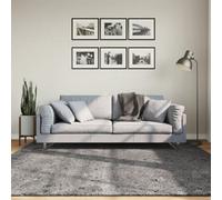 Walplus Rug Huarte Short Pile Soft And Washable Anthracite 200X200 Cm