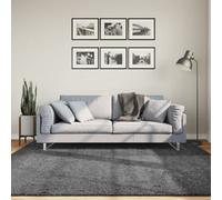 Walplus Rug Oviedo Short Pile Anthracite 200X200 Cm