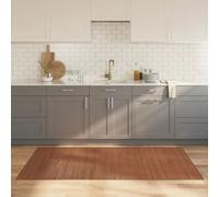 Walplus Rug Rectangular Brown 100X200 Cm Bamboo