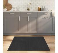 Walplus Rug Square Grey100X100 Cm Bamboo