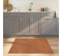 Walplus Rug Square Natural100X100 Cm Bamboo