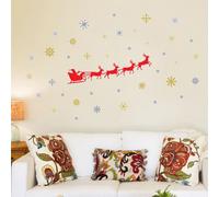 Walplus Santa's Sleigh Wall Stickers Wall Art, Diy Art, Home Decorations, Decals