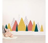 WALPLUS Scandinavian Mountains Wall Stickers for Kids Nursery, Bedroom Decor, Playroom Art, Removable Vinyl Decals