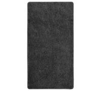 Walplus Shaggy Rug Dark Grey 80X150 Cm Anti Slip