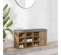 Walplus Shoe Bench Artisan Oak 102X32X50 Cm Engineered Wood