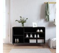Walplus Shoe Cabinet Black 102X36X60 Cm Engineered Wood