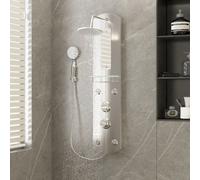 Walplus Shower Panel Unit 25X43X110 Cm Silver