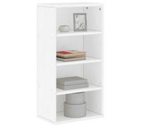 Walplus Side Cabinet Odda White 40X24X79 Cm Solid Wood Pine
