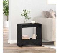 Walplus Side Table Black Oak 50 X 26 X 50 Cm Engineered Wood