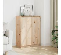 Walplus Sideboard 60X36X84 Cm Solid Pinewood