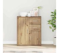 Walplus Sideboard Artisan Oak 60 X 31 X 70 Cm Engineered Wood