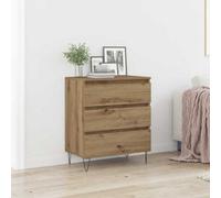 Walplus Sideboard Artisan Oak 60 X 35 X 70 Cm Engineered Wood