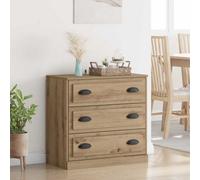 Walplus Sideboard Artisan Oak 70 X 35.5 X 67.5 Cm Engineered Wood