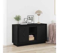 Walplus Sideboard Black Oak 102 X 35 X 60 Cm Engineered Wood