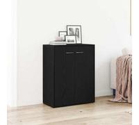Walplus Sideboard Black Oak 60X30X75 Cm Engineered Wood