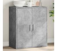 Walplus Sideboard Concrete Grey 79X38X80 Cm Engineered Wood