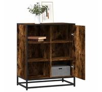 Walplus Sideboard Smoked Oak 62X35X76 Cm Engineered Wood