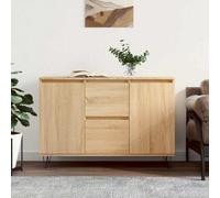 Walplus Sideboard Sonoma Oak 101.5X35X70 Cm Engineered Wood