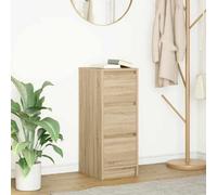 Walplus Sideboard Sonoma Oak 29.5X34X76 Cm Engineered Wood