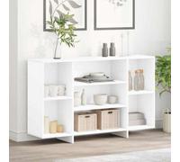 Walplus Sideboard White 120X30X75 Cm Engineered Wood