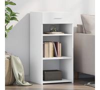 Walplus Sideboard White 45X42.5X93 Cm Engineered Wood