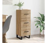 Walplus Sideboard With Drawer Artisan Oak 34.5 X 34 X 90 Cm