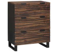 Walplus Sideboard With Drawer Brown 60 X 33.5 X 75 Cm Solid Mango Wood