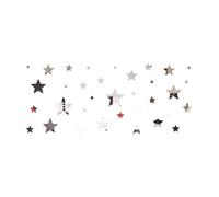 Walplus Silverstars Mirror Art - 34Pcs Mirror Stickers Nursery Home Decoration Gift Ideas 34 Pieces