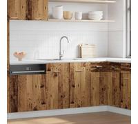 Walplus Sink Bottom Cabinet Lyon Old Wood 80X46X81.5 Cm Engineered Wood