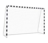 Walplus Soccer Goal 300X200X90 Cm Metal Black And White