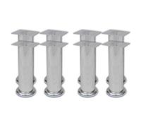 Walplus Sofa Legs 8 Pcs Round Chrome 180 mm