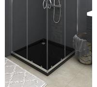 Walplus Square Abs Shower Base Tray Black 90X90 Cm