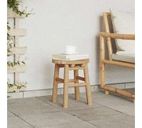 Walplus Stool Brown 30 X 30 X 36 Cm Bamboo