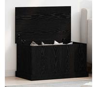 Walplus Storage Box Black Oak 70 X 40 X 28 Cm Engineered Wood